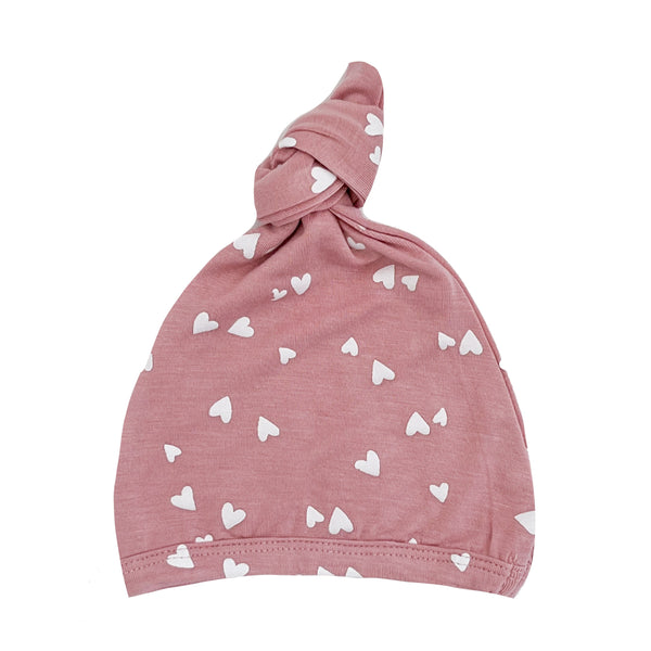 top-knot-hat-rosy-hearts Presley Couture at Sophia's Style-Hats-1